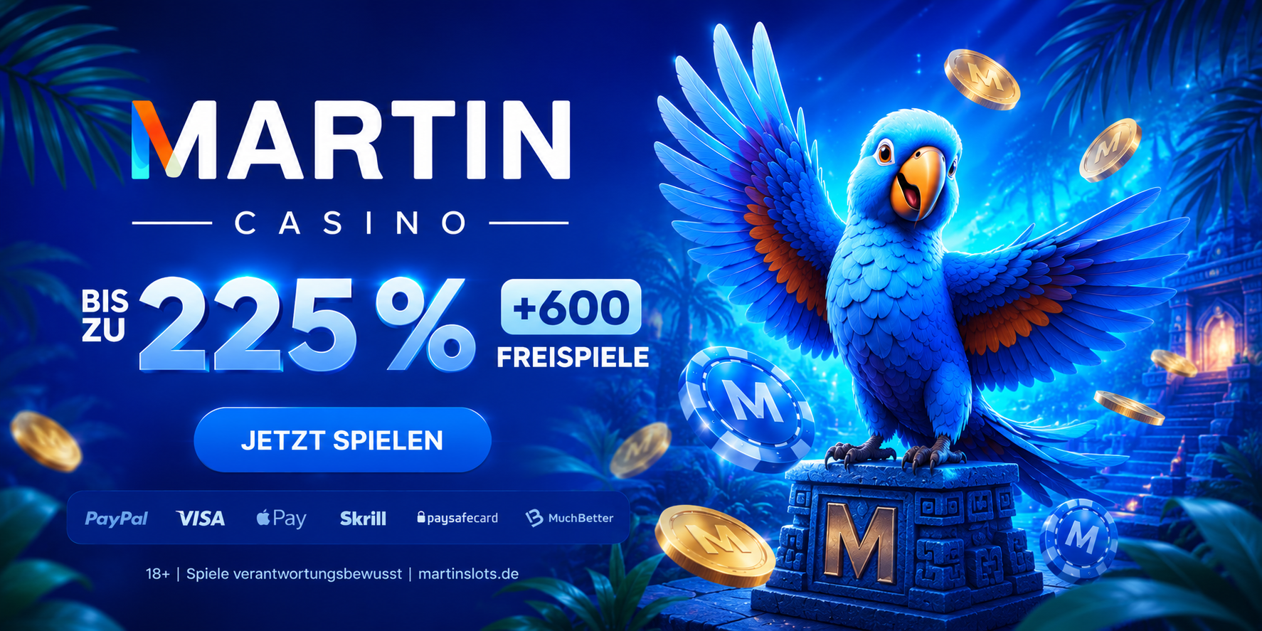 Martin Casino 200 Freispiele